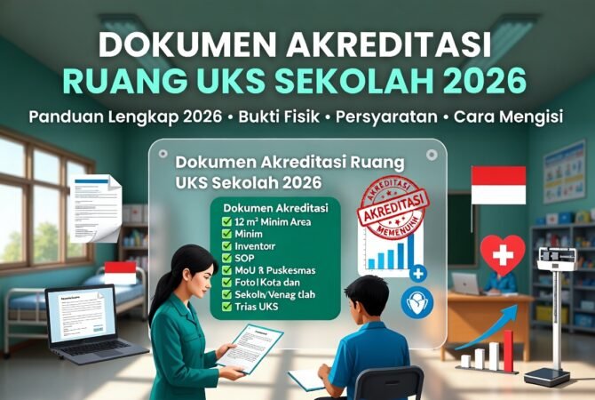 Dokumen Akreditasi Ruang UKS Sekolah 2026: Panduan Lengkap Bukti Fisik, Persyaratan & Cara Mengisi