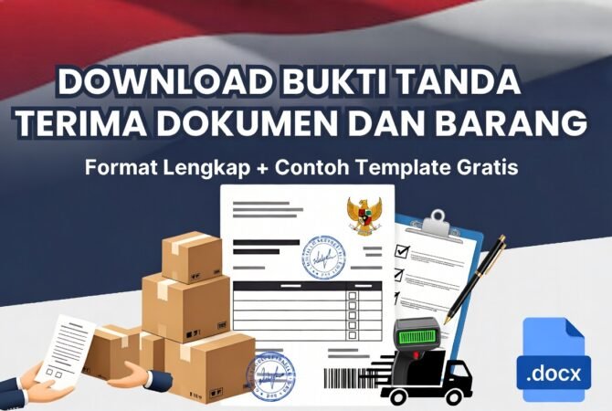 Download Bukti Tanda Terima Dokumen dan Barang Format Lengkap + Contoh Template Gratis