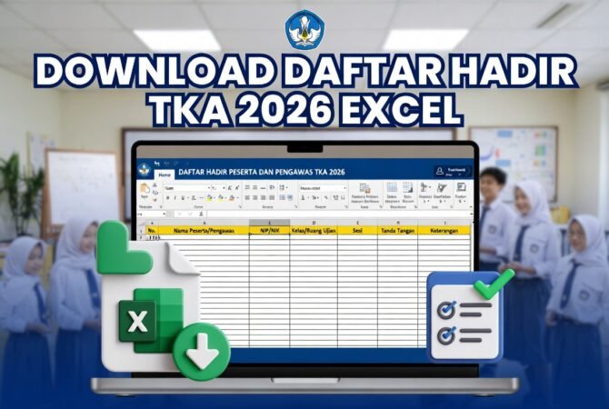Download Daftar Hadir Peserta dan Pengawas TKA 2026 Excel: Panduan Lengkap Cara Cetak & Manfaatnya