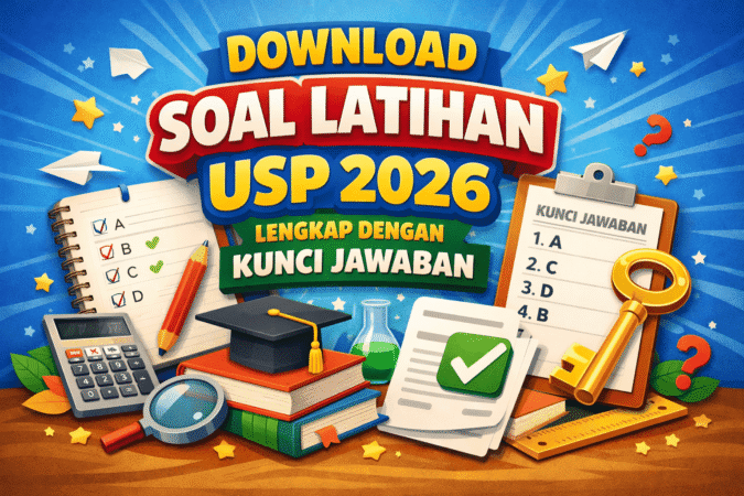 Download Soal Latihan USP 2026 Lengkap dengan Kunci Jawaban Semua Jenjang SD SMP SMA