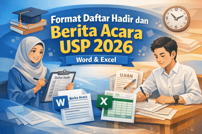 Format Daftar Hadir dan Berita Acara USP 2026 (Word/Excel) Lengkap Siap Edit