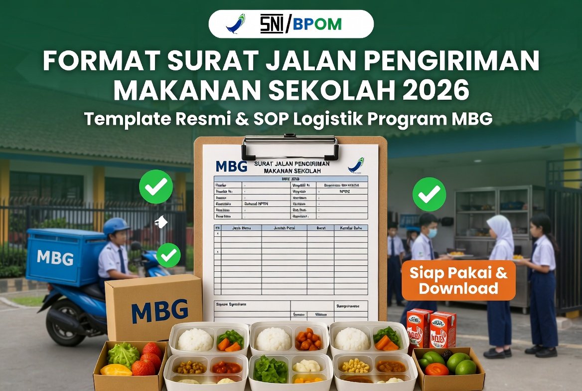 Format Surat Jalan Pengiriman Makanan Sekolah: Panduan Lengkap & Template Siap Pakai untuk Program MBG 2026