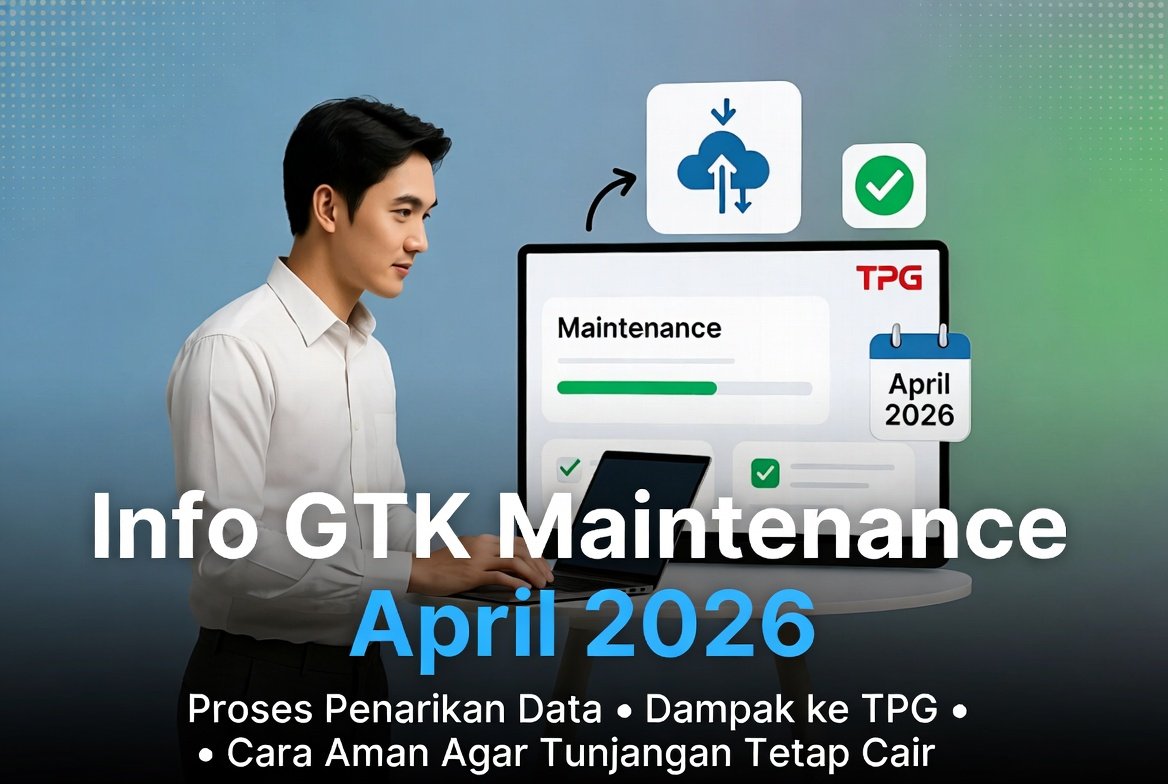Info GTK Maintenance Bikin Panik? Penjelasan Proses Penarikan Data, Dampak ke TPG April 2026 & Cara Aman Agar Tunjangan Tetap Cair
