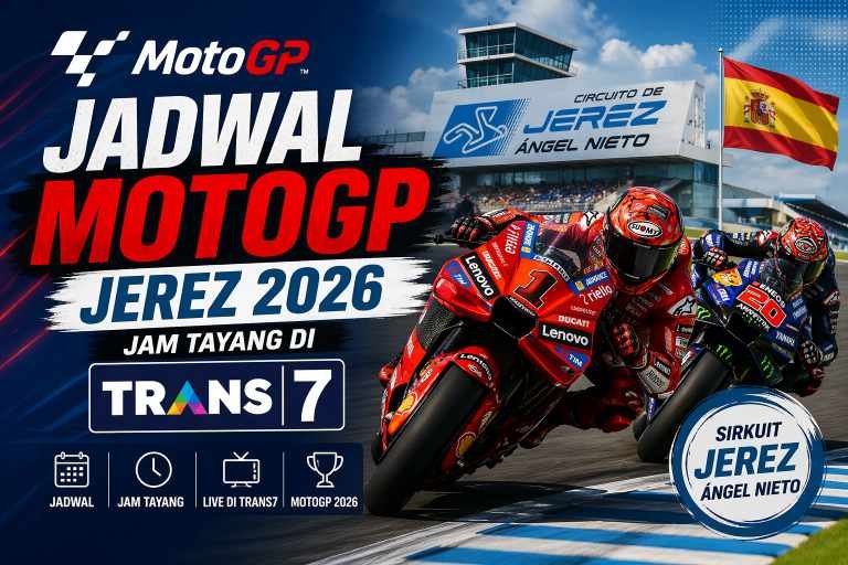 Jadwal MotoGP Jerez 2026: Jam Tayang, Sprint Race, & Cara Nonton di Trans7/Spanyol