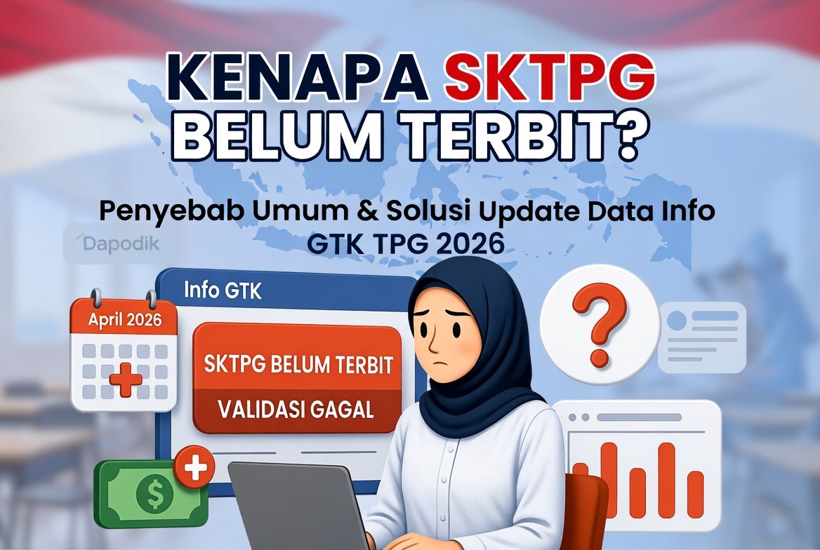 Kenapa SKTP Belum Terbit di Semua Daerah? Penjelasan Lengkap Info GTK & Solusi Agar TPG 2026 Cair Tepat Waktu