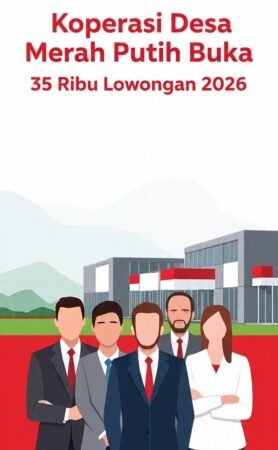 Koperasi Desa Merah Putih Buka 35 Ribu Lowongan 2026