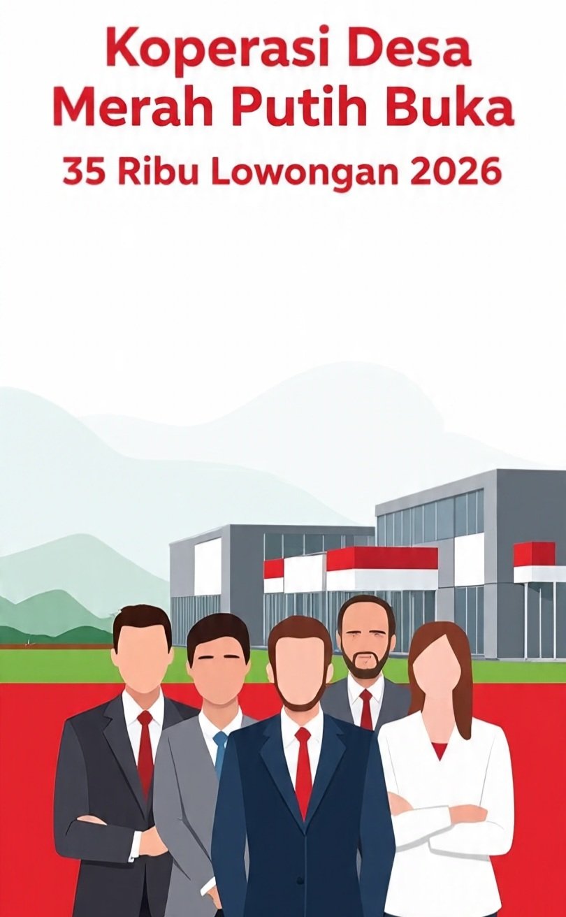 Koperasi Desa Merah Putih Buka 35 Ribu Lowongan 2026: Syarat, Gaji, & Cara Daftar Online