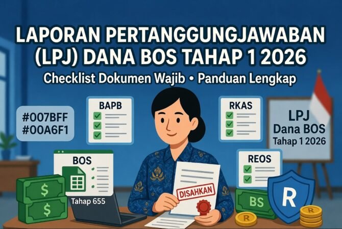 Laporan Pertanggungjawaban (LPJ) Dana BOS Tahap 1 2026: Checklist Dokumen Wajib & Panduan Lengkap