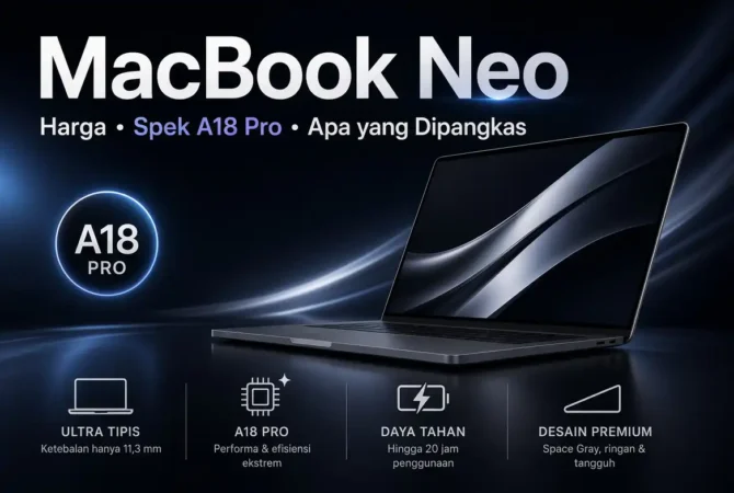 MacBook Neo: Harga, Spek A18 Pro, dan Apa yang Dipangkas
