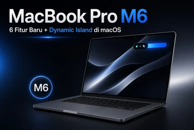 Bocoran MacBook Pro M6: 6 Fitur Baru Termasuk Dynamic Island di macOS