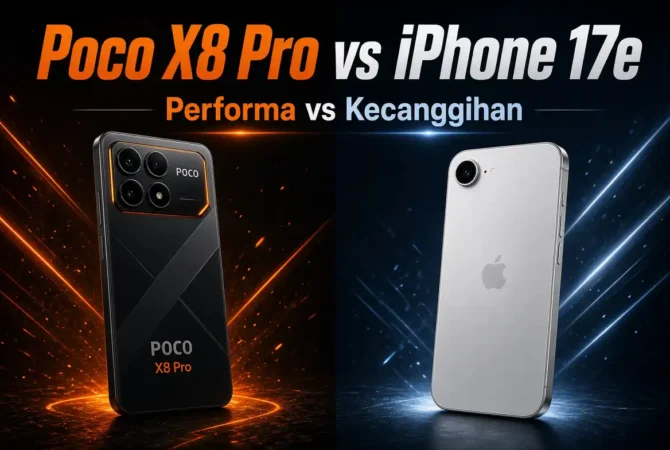 Poco X8 Pro vs iPhone 17e: Performa vs Kecanggihan