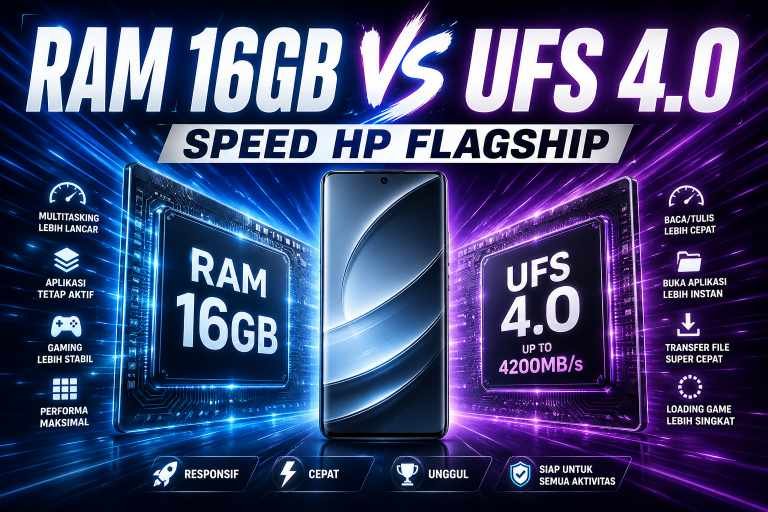 Kenapa RAM 16GB Kalah Sama UFS 4.0? Bongkar Rahasia Speed HP Flagship 2026