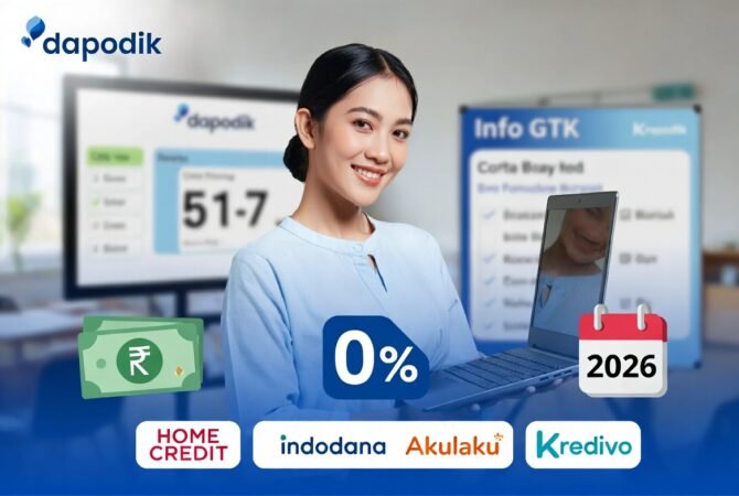 Rekomendasi Laptop Cicilan 0% untuk Guru: Tanpa Kartu Kredit 2026