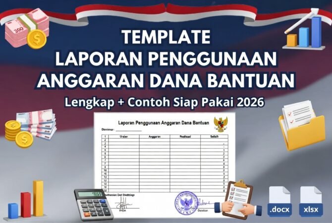 Template Laporan Penggunaan Anggaran Dana Bantuan Lengkap + Contoh Siap Pakai 2026