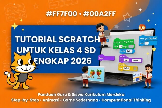 Tutorial Scratch untuk Kelas 4 SD Lengkap 2026: Panduan Guru & Siswa Kurikulum Merdeka