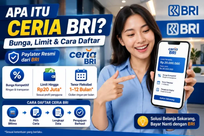 Apa Itu Ceria BRI? Bunga, Limit & Cara Daftar
