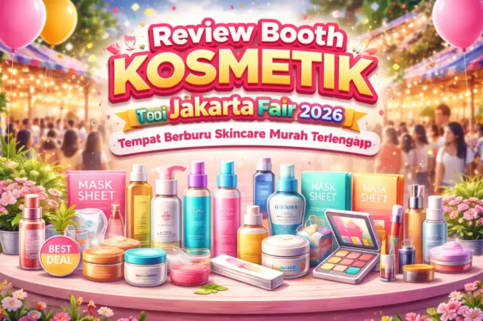 Review Booth Kosmetik Terbesar di Jakarta Fair 2026: Tempat Berburu Skincare Murah Terlengkap