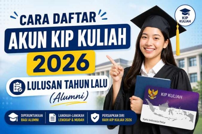 Cara Daftar Akun KIP Kuliah 2026 untuk Lulusan Tahun Lalu (Alumni)