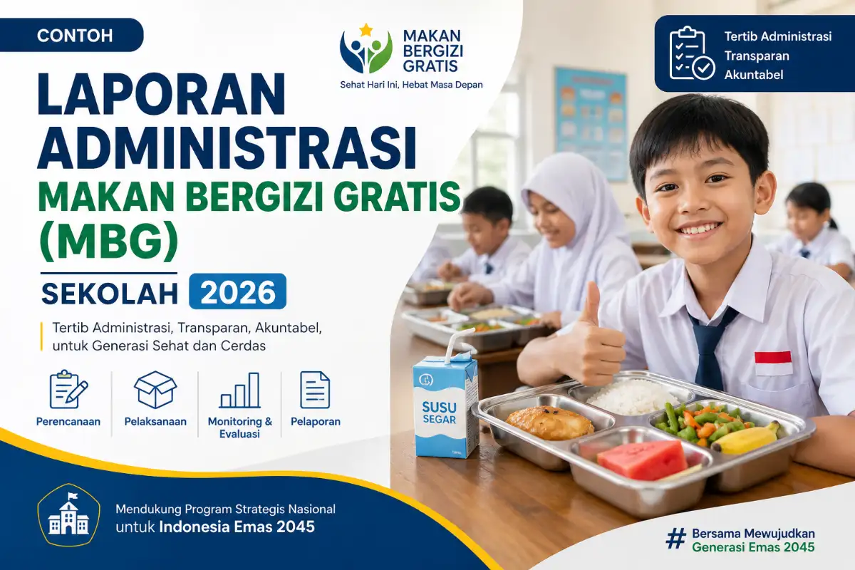 Contoh Laporan Administrasi Makan Bergizi Gratis (MBG) untuk Sekolah 2026: Format BGN + Excel