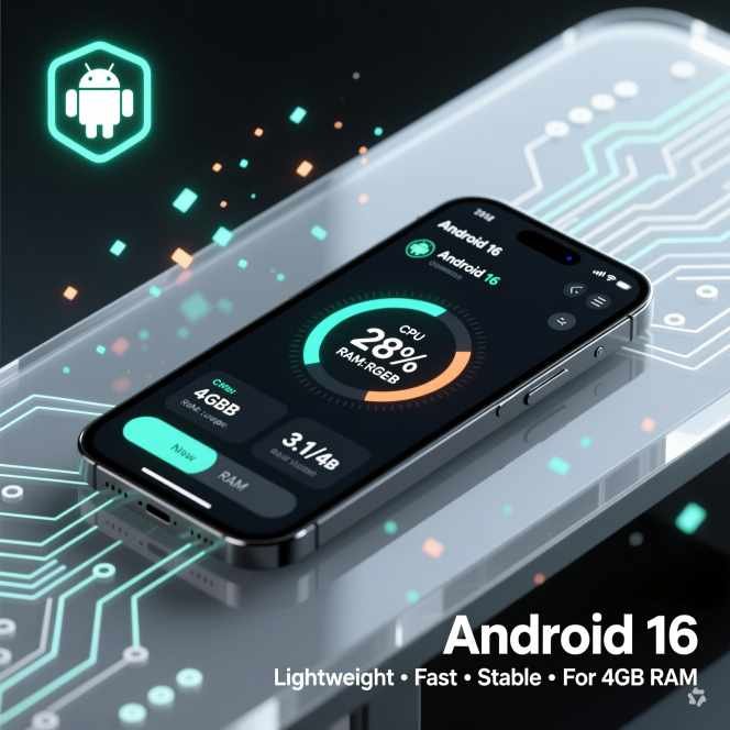 7 Custom ROM Android 16 Ringan untuk HP RAM 4GB 2026: Anti Lag & Hemat Baterai
