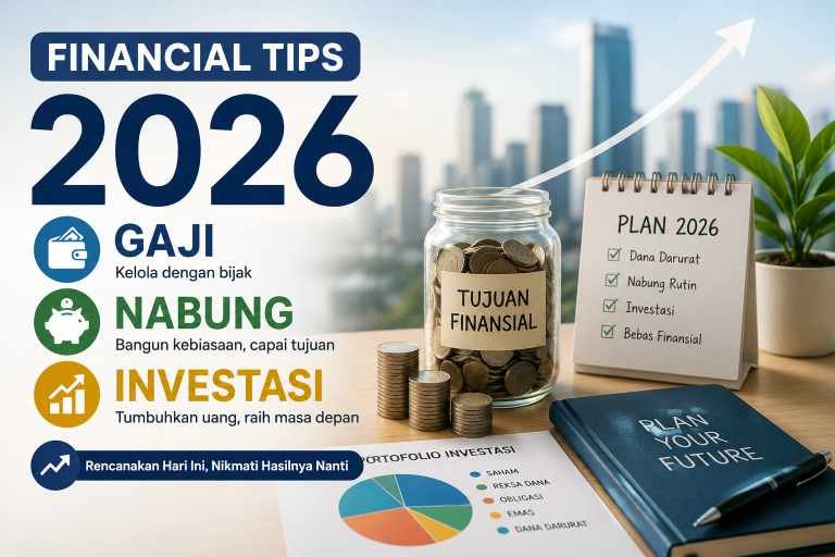 12 Finansial Tips 2026: Atur Gaji BCA, Nabung Bank Jago, Investasi Bibit Ajaib Sampai Dana Darurat Seabank