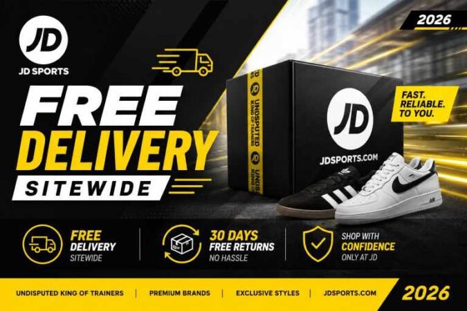 Free Delivery Sitewide JD Sports