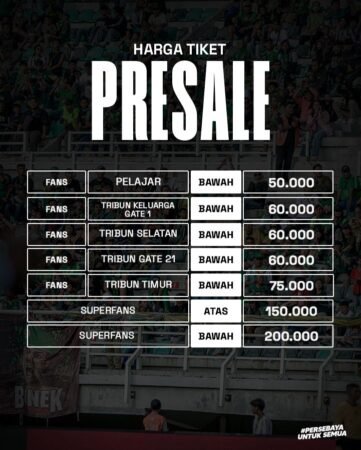 harga-tiket-presale-persebaya-2026