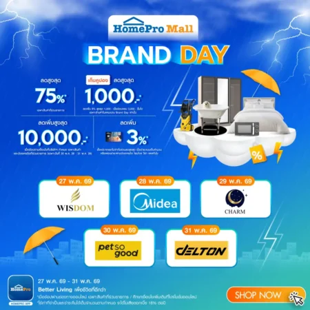 HomePro Mall Brand Day: Promo Diskon Besar untuk Kebutuhan Rumah & Renovasi 2026
