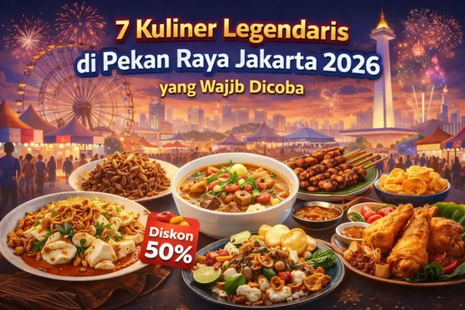 7 Kuliner Legendaris di Pekan Raya Jakarta 2026 yang Wajib Dicoba