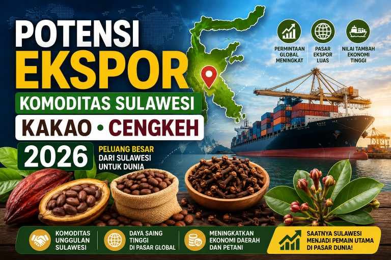 Potensi Ekspor Komoditas Sulawesi 2026: Kakao & Cengkeh Jadi Aset Kekayaan Lokal