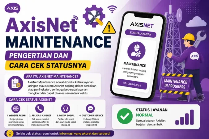 AxisNet Maintenance, Pengertian dan Cara Cek Statusnya