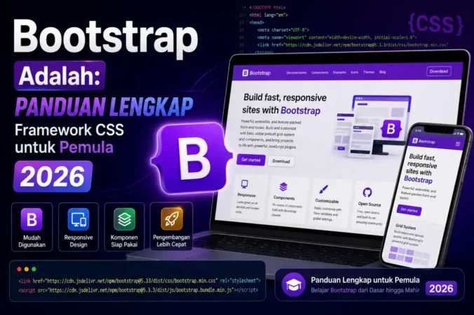 Bootstrap Adalah: Panduan Lengkap Framework CSS untuk Pemula 2026