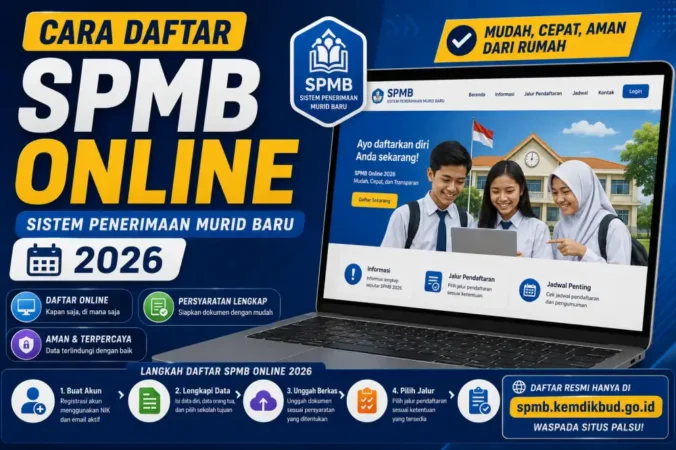 Cara Daftar SPMB Online 2026