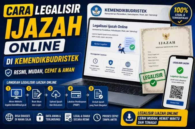 Cara Legalisir Ijazah Online di Kemendikbudristek 2026: Syarat, Biaya, Link Resmi SIVIL