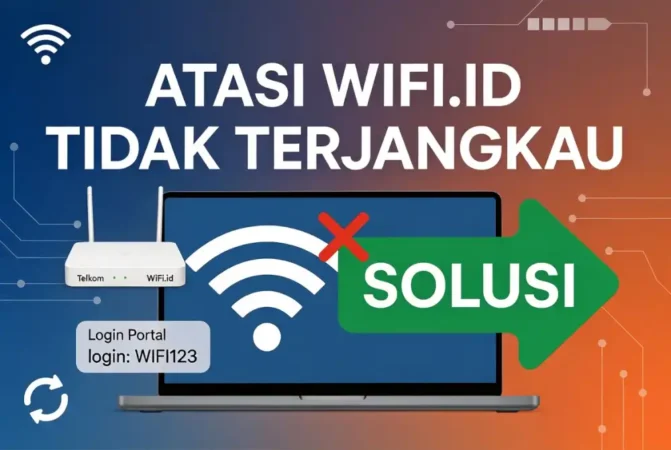 Cara Mengatasi WiFi.id Tidak Terjangkau Secara Lengkap & Akurat (Update 2026)