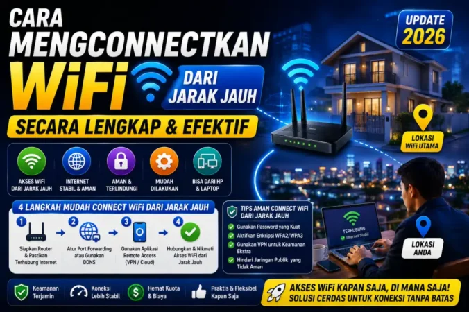 Cara Mengconnectkan WiFi dari Jarak Jauh Secara Lengkap & Efektif (Update 2026)