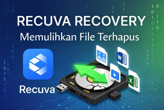 Cara Menggunakan Aplikasi Recuva untuk Memulihkan File yang Terhapus Secara Lengkap dan Mudah (2026)