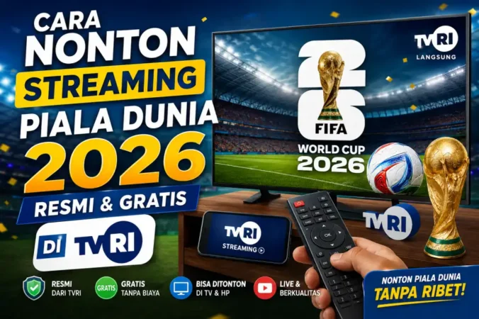 Cara Nonton Streaming Piala Dunia 2026 Resmi & Gratis di TVRI