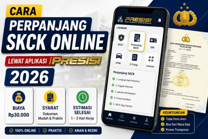 Cara Perpanjang SKCK Online Lewat Aplikasi Presisi 2026: Biaya, Syarat & Estimasi Selesai