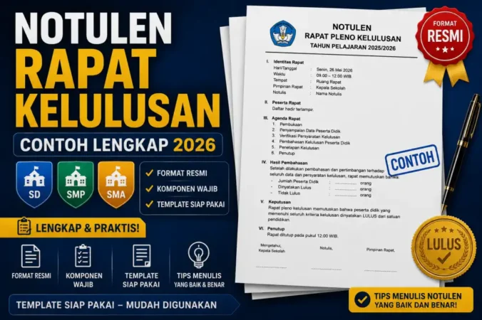Notulen Rapat Kelulusan