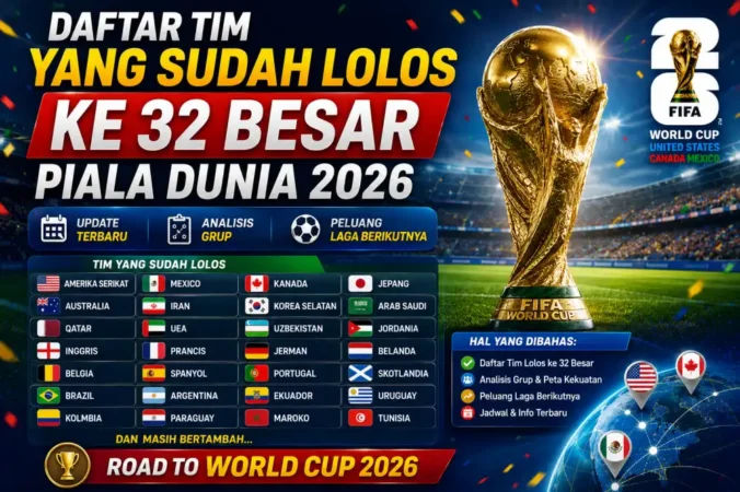 Daftar Tim yang Sudah Lolos ke 32 Besar Piala Dunia 2026: Update Terbaru, Analisis Grup, dan Peluang Laga Berikutnya