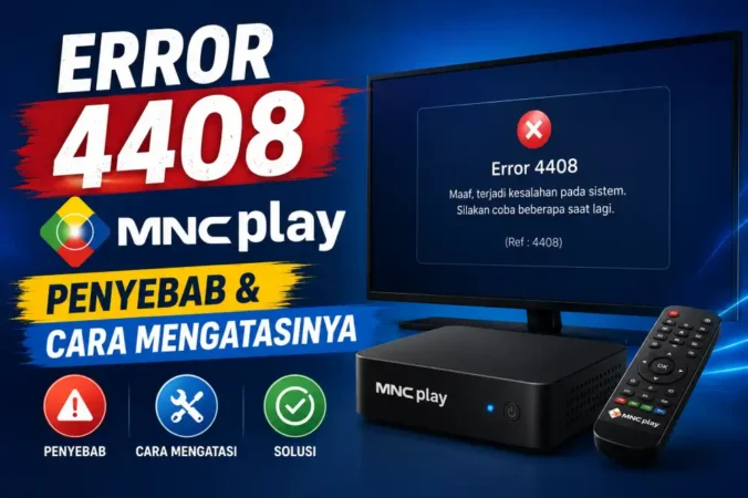 Error 4408 MNC Play: Penyebab & Cara Mengatasinya yang Perlu Diketahui Pelanggan