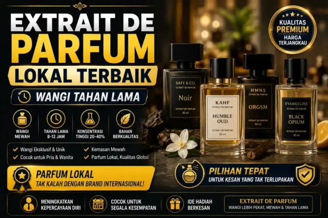 Extrait de Parfum Lokal Terbaik, Wangi Tahan Lama