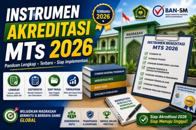 instrumen akreditasi mts 2026