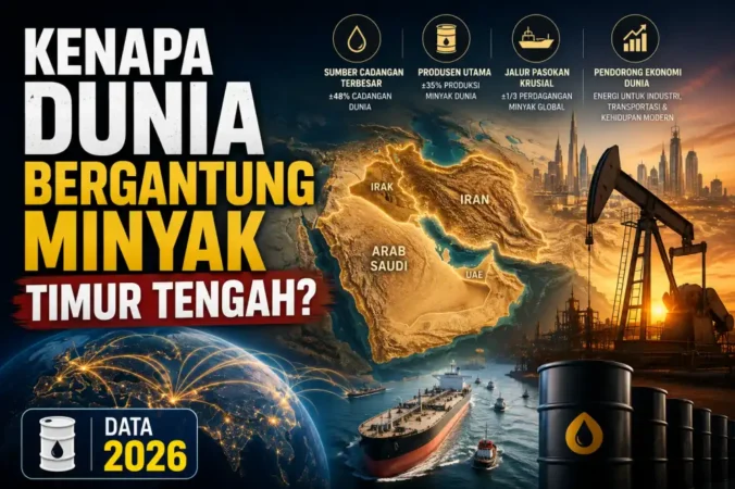 Kenapa Dunia Bergantung Minyak Timur Tengah? Data 2026