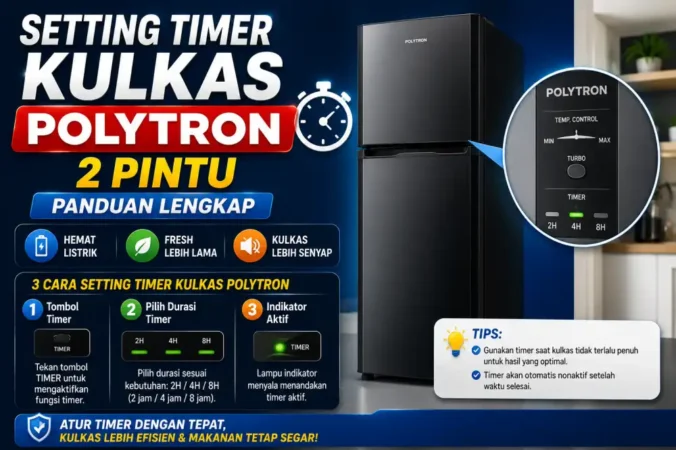 Setting Timer Kulkas Polytron 2 Pintu, Panduan Lengkap