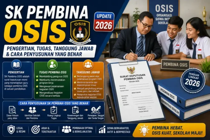 SK Pembina OSIS: Pengertian, Tugas, Tanggung Jawab & Cara Penyusunan yang Benar 2026