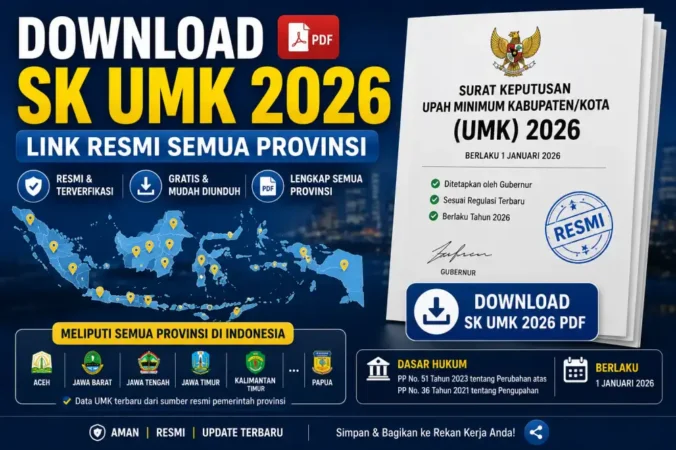 Download SK UMK 2026 PDF: Link Resmi Semua Provinsi