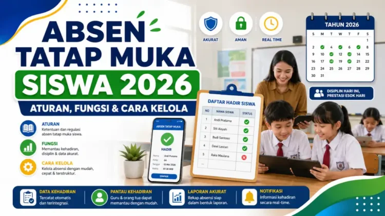 Absen Tatap Muka Siswa 2026: Aturan, Fungsi & Cara Kelola