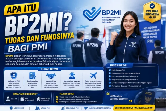Apa Itu BP2MI? Tugas dan Fungsinya Bagi PMI
